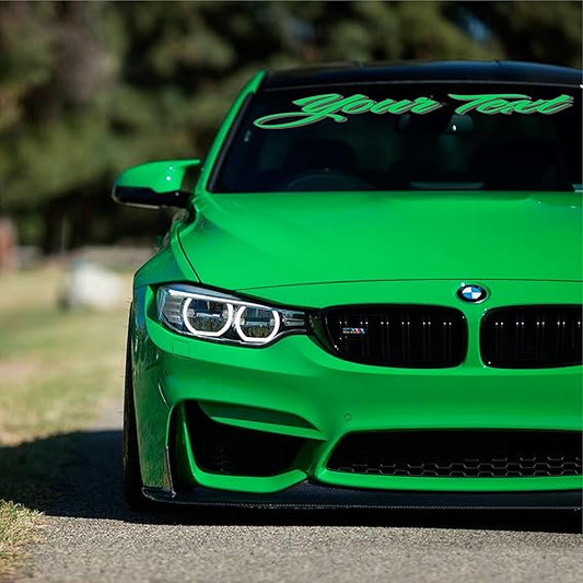Custom Windshield Decal – Personalized Premium Automotive Vinyl Lettering for Ca image 0